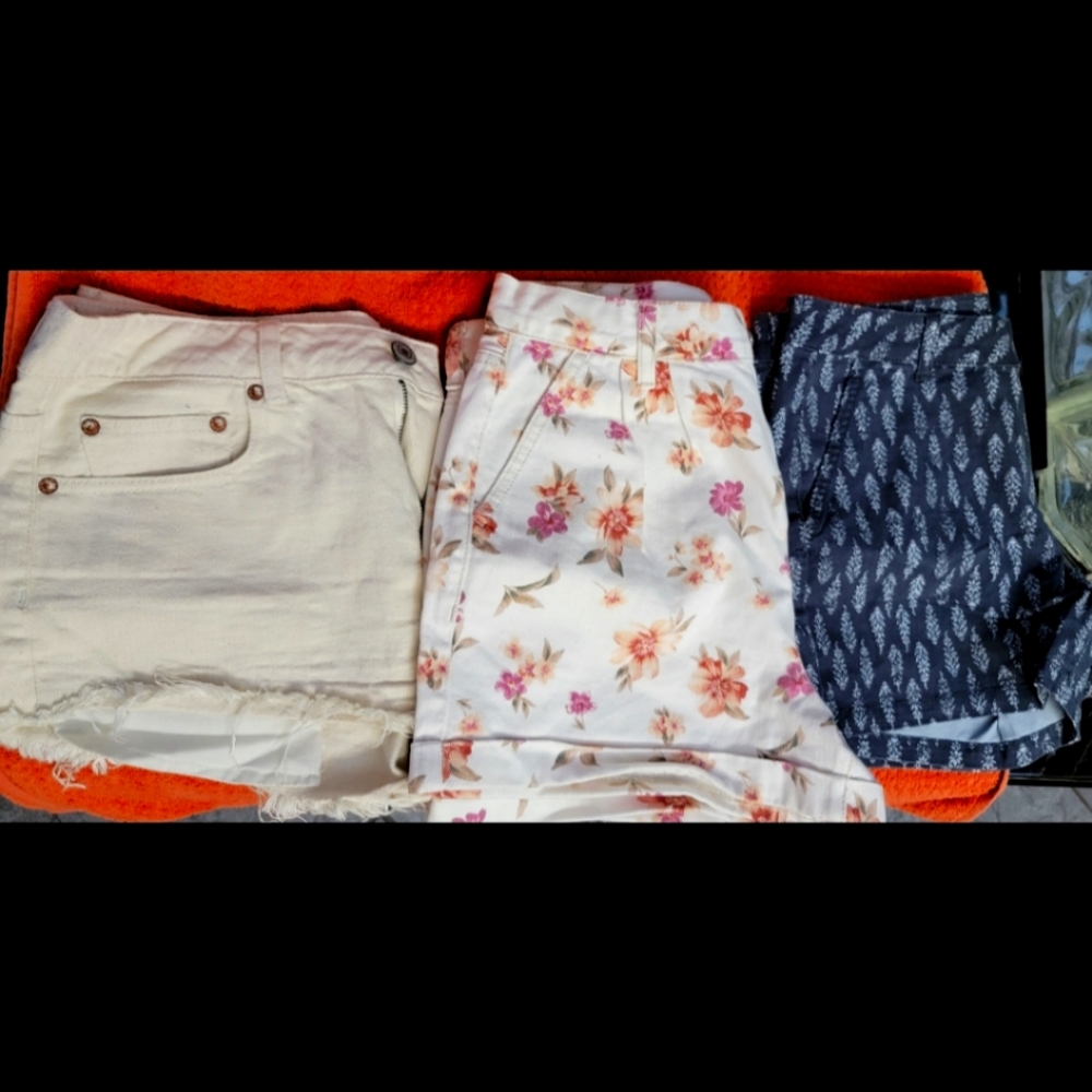 A bundle of 2 American eagle shorts and a pair of A.n.a shorts .